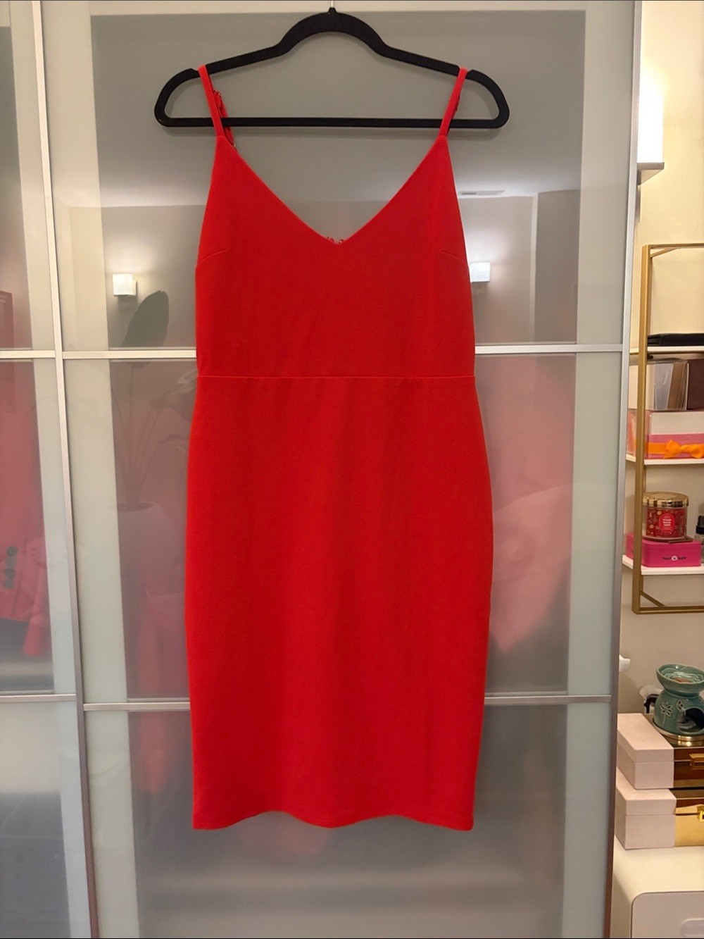 Lulus Red Spaghetti Strap Sheath Dress